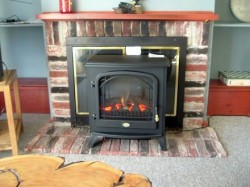 Very realistic electric fireplace Very realistic electric fireplace