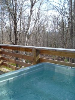 outdoor hot tub