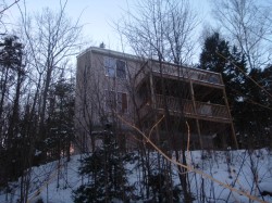 3 Levels of living space multiple decks